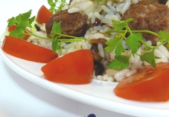 Köfte pilav или Плов с фрикадельками