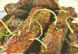 Рецепт: Ребрышки в медовой глазури