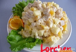 Мясной салат по-кубински