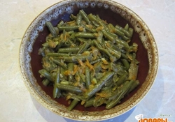 Рецепт: Гарнир из стручковой фасоли
