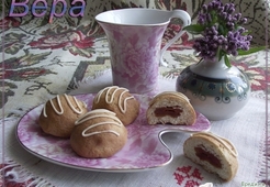 Печенье с курагой и черносливом