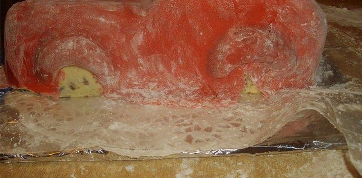 Шаг №6 МК Торт Машинка от Тигра-Львовна