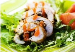 Куриные кармашки с грибами