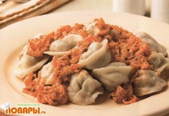 Пельмени с поджаркой