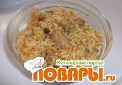 Рецепт: Плов с изюмом