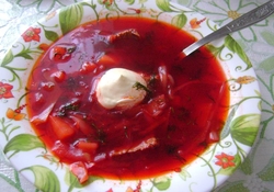 Рецепт: Борщ "как учила мама"