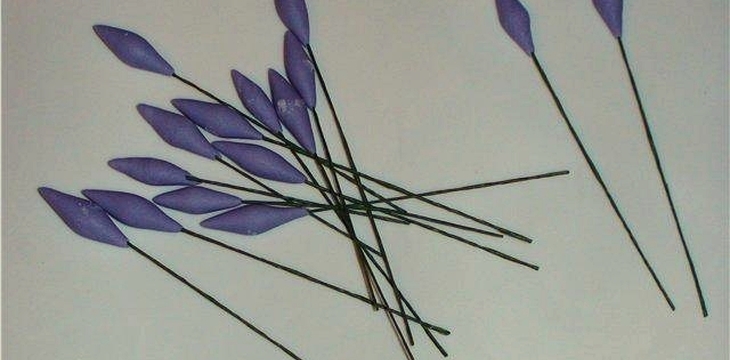 Шаг №20 МК Маленькие цветочки для букетиков от kopusha