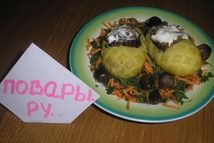 Шаг 5: Из моркови и зелени делаем …