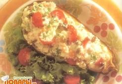 Баклажаны с изюмом и кускусом