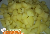 Шаг 1: Картофель желательно отварить заранее, допустим …