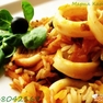 Греческий плов с мидиями и кольцами кальмара
