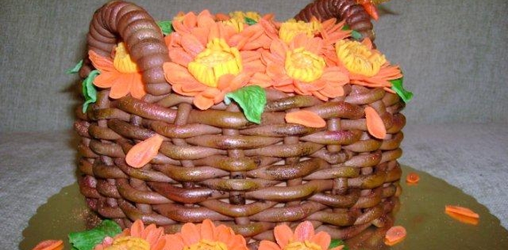 Шаг №8 МК Плетёная корзинка от Annula