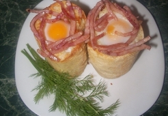 Завтрак в багетах