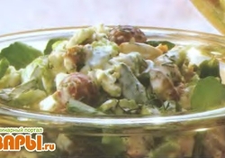 Рецепт: Куриный салат "Уолдорф"