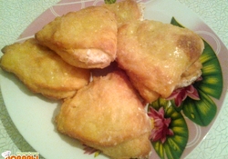 Рецепт: Творожные конвертики 