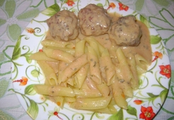 Тефтели в сливочно-чесночном соусе