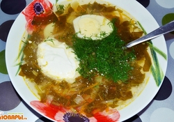 Рецепт: Щавелевый суп