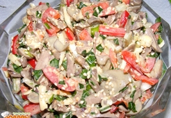 Салат "Сердечные дела"