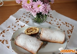 Рецепт: Бисквитный рулет