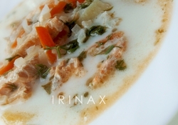 Рецепт: Суп из красной рыбы по-фински