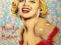 Они такие же вкусные, как и красивые! 5000 сладостей для создания портретов знаменитостей