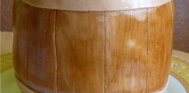 Шаг №7 МК бочонок мёда от Лена-Леночка