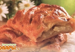 Рецепт: Яблочная плетенка