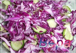 Рецепт: Быстрый салат с капустой