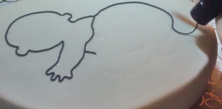 Шаг №6 МК Малышка с пинетками