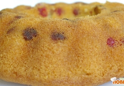 Кекс с сушеными вишнями и цитрусовым ароматом