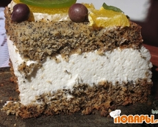 Рецепт: Торт-суфле "Птичье молоко"