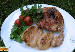 Курица с картошкой в аэрогриле