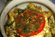 Шаг 9: Выложите ингридиенты в горшочек в …