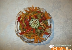 Рецепт: Жареные огурцы