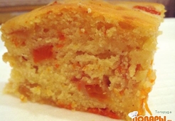 Лимонный бисквит с тыквой