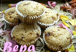 Кексы карамельно-ореховые