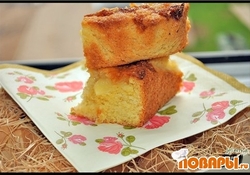 Рецепт: Яблочно-кокосовый пирог