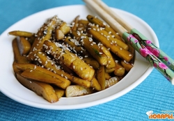 Рецепт: Огурчики по-корейски быстрые