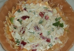 Салат из капусты с болгарским перцем