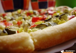 Рецепт: Постная пицца