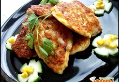 Куриные оладьи