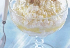 Творог с орехами и медом 