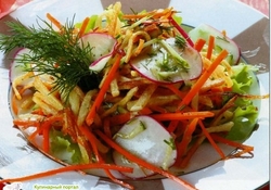 Рецепт: Салат «Хрустящий»