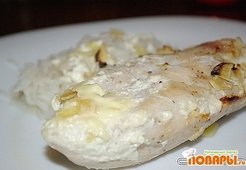 Куриные грудки с имбирем в сливках