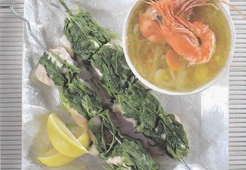 Пангасиус на шпажках 