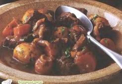 Мясо, тушенное в пиве