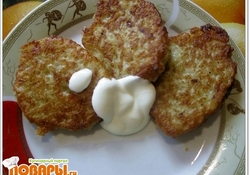 Рецепт: Драники с сыром