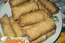 Шаг 4: Начиняем теплые блинчики и подаем …