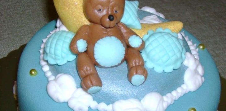 Шаг №8 МК Торт с сонным мишкой от Annula