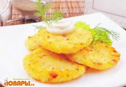 Картофельные оладьи